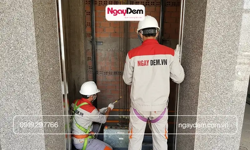 Cơ điện Ngày Đêm - dịch vụ sửa chữa thang máy bệnh viện uy tín - đáng tin cậy