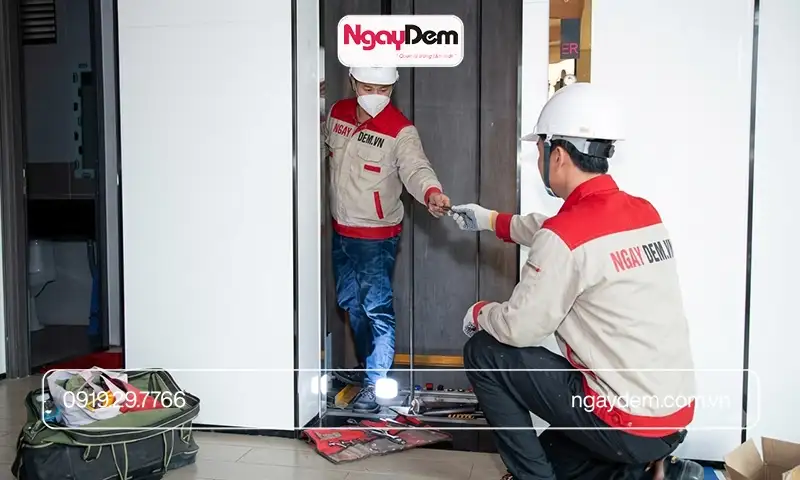 Dịch vụ sửa chữa thang máy cáp kéo đạt chuẩn - máy hoạt động ổn định