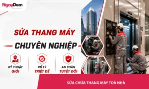 Sửa thang máy tòa nhà chuyên nghiệp - Kỹ thuật Giỏi - Xử lý triệt để