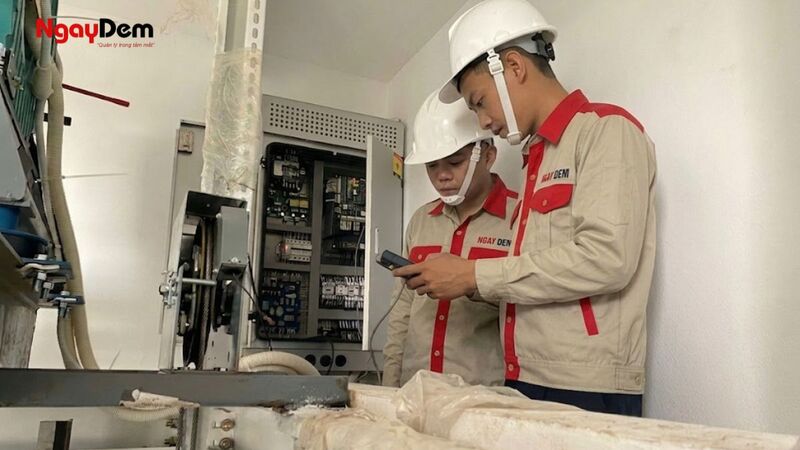 Đội ngũ kỹ thuật viên của Cơ Điện Ngày Đêm với 10+ năm kinh nghiệm