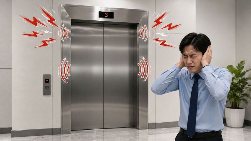 Thang máy phát ra tiếng ồn bất thường
