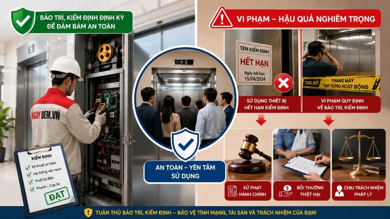 Trách nhiệm pháp lý của chủ sở hữu khi không bảo trì đúng hạn