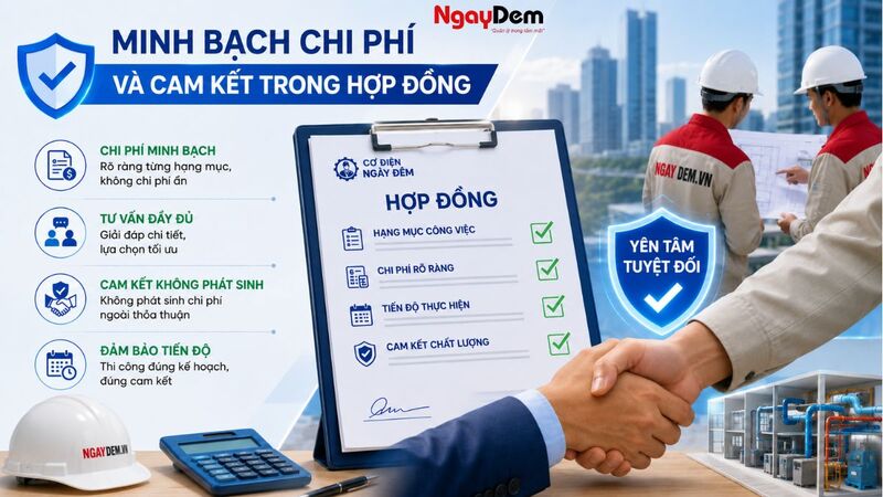 Minh bạch trong báo giá - Đảm bảo không có phí ẩn