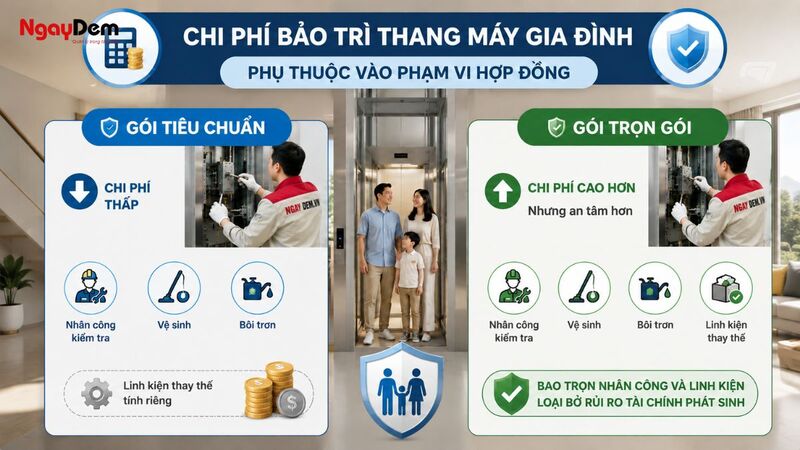 Phạm vi dịch vụ trong hợp đồng bảo trì