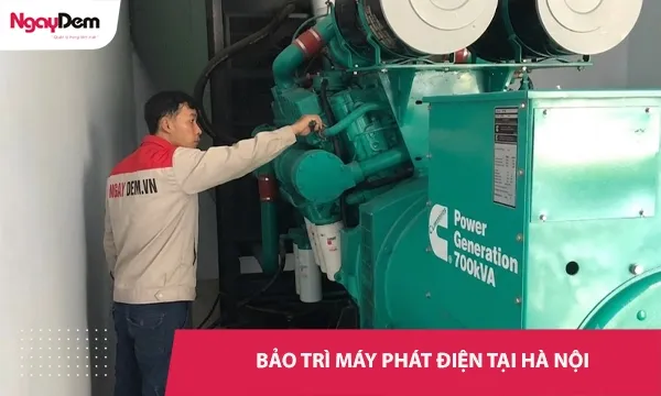 Dịch vụ bảo trì máy phát điện tại Hà Nội uy tín, có mặt nhanh 24/7
