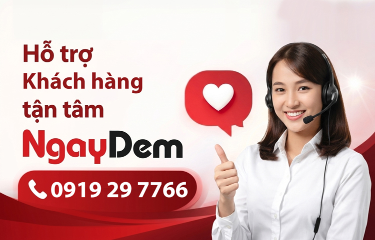 Hỗ trợ khách hàng Ngày Đêm