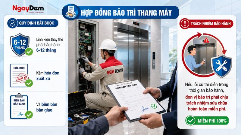 Điều khoản bảo hành sau sửa chữa