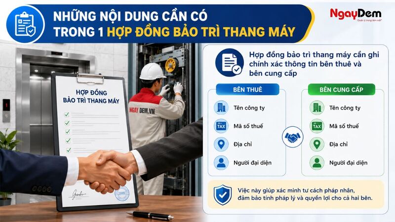 Thông tin của các bên ký kết