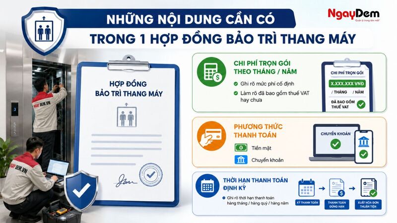 Chi phí và phương thức thanh toán