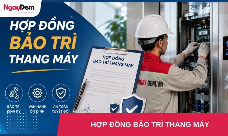 Mẫu hợp đồng bảo trì thang máy và các thông tin cần thiết