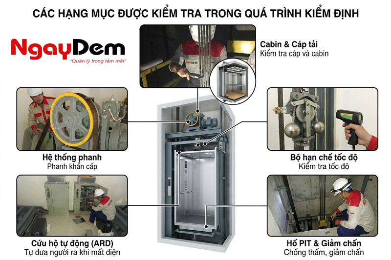 Hạng mục được kiểm tra trong quá trình kiểm định