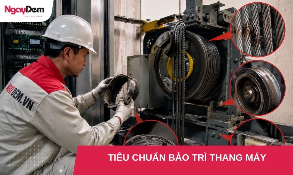 Tiêu chuẩn bảo trì thang máy theo quy định hiện hành