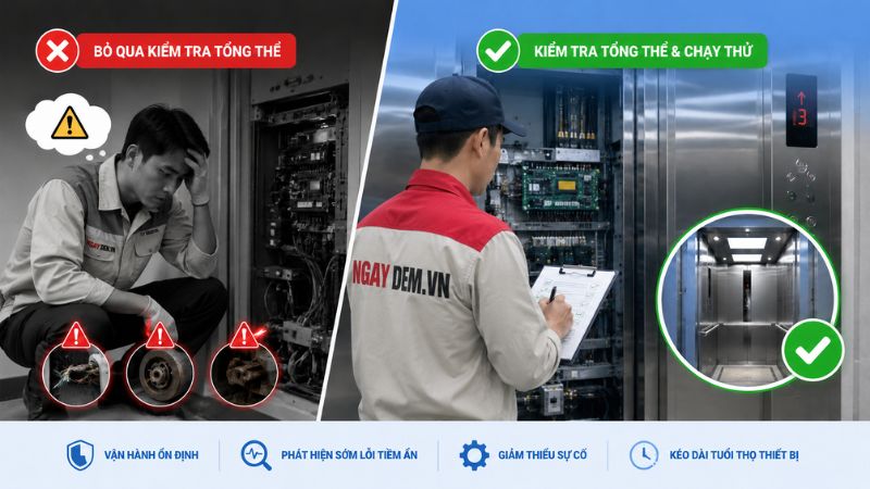 Bỏ qua bước kiểm tra tổng thể