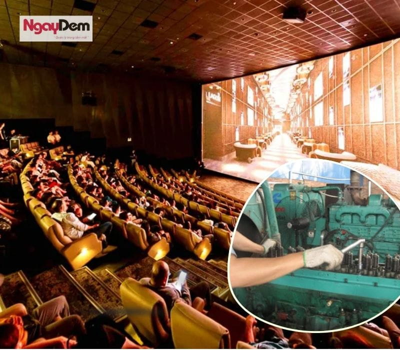 Bảo trì máy phát điện cho rạp chiếu phim|Khu vui chơi|Trung tâm giải trí