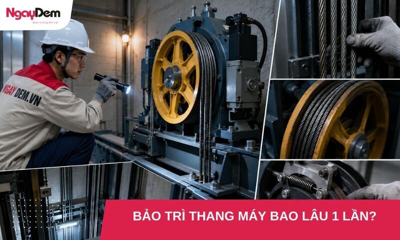 Bảo trì thang máy bao lâu 1 lần để bền và vận hành êm ái?