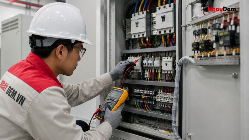 Cơ Điện Ngày Đêm - Đơn vị 17 năm kinh nghiệm bảo trì thang máy quy trình đạt chuẩn