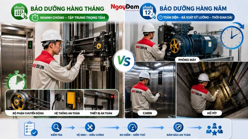 Khối lượng hạng mục cần kiểm tra