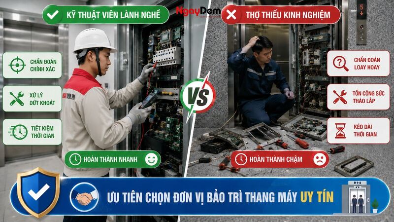 Kinh nghiệm của đội ngũ kỹ thuật viên