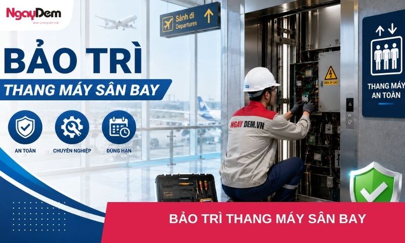 Bảo trì thang máy sân bay - Chuyên nghiệp, uy tín - Hỗ trợ 24/7