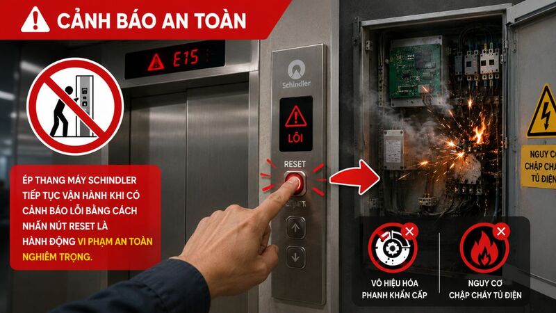 Tiếp tục vận hành dù đã xuất hiện cảnh báo lỗi