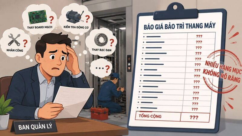 Báo giá phát sinh nhiều hạng mục không rõ ràng