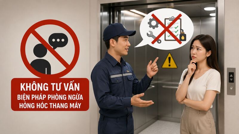 Không tư vấn biện pháp phòng ngừa hỏng hóc