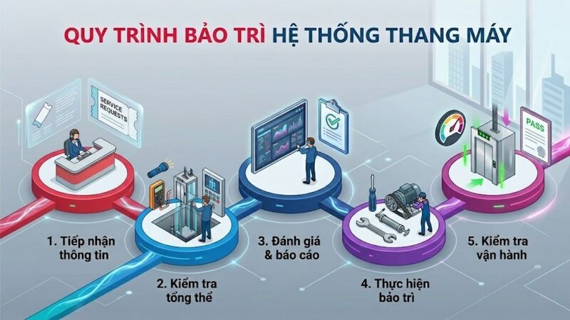 Quy trình bảo trì đúng tiêu chuẩn kỹ thuật