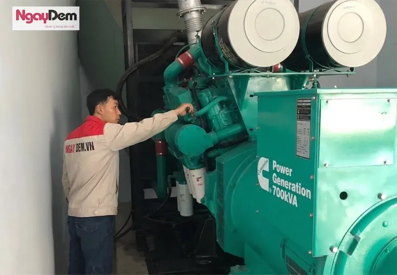 Bảo trì máy phát điện cho Khách sạn, nhà nghỉ | Có mặt ngay khi cần