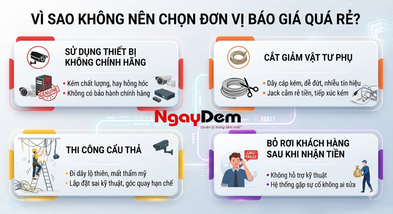Vì sao không nên chọn đơn vị báo giá quá rẻ?