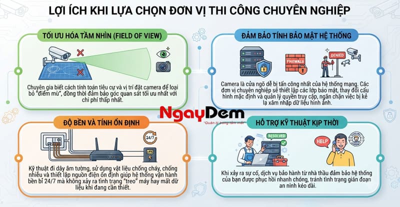 Lợi ích khi lựa chọn đơn vị thi công chuyên nghiệp