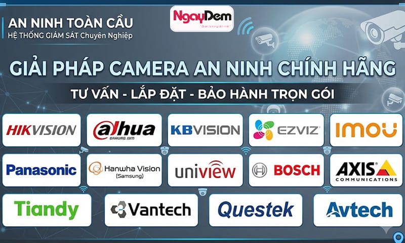 Top hãng camera được lắp camera cho tiệm tạp hoá, shop, siêu thị phổ biến nhất lắp camera cho shop