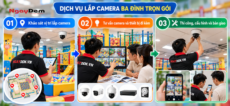 Tư vấn lắp đặt Camera Ba Đình Hà Nội, báo giá trọn gói.