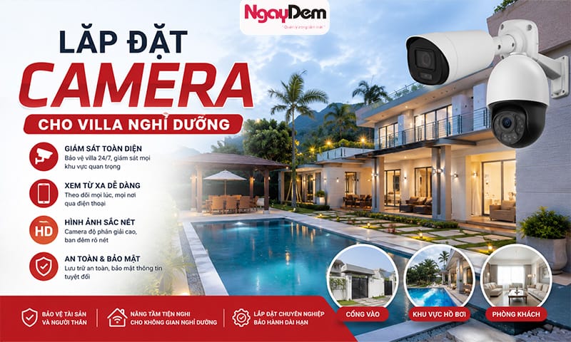 lắp đặt camera cho homestay