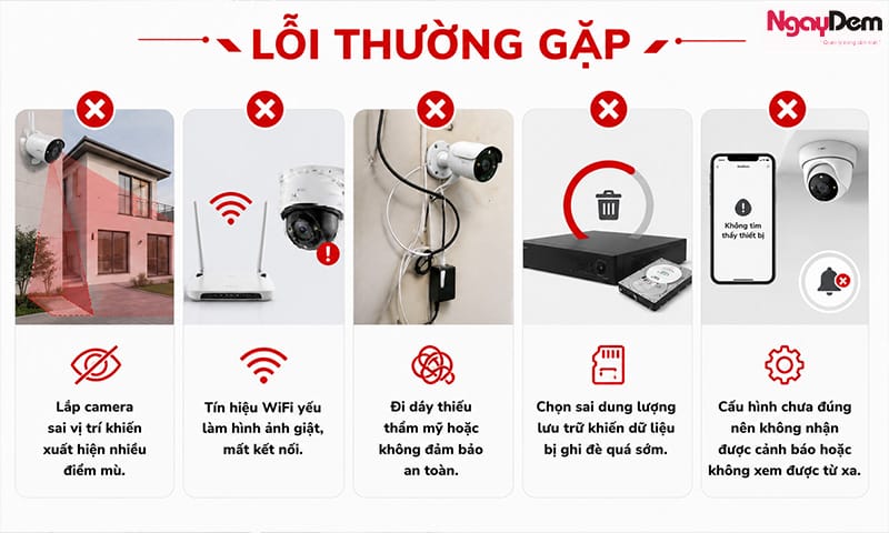 Lỗi lắp đặt camera Chương Mỹ khi tự lắp đặt tại nhà lắp đặt camera Chương Mỹ