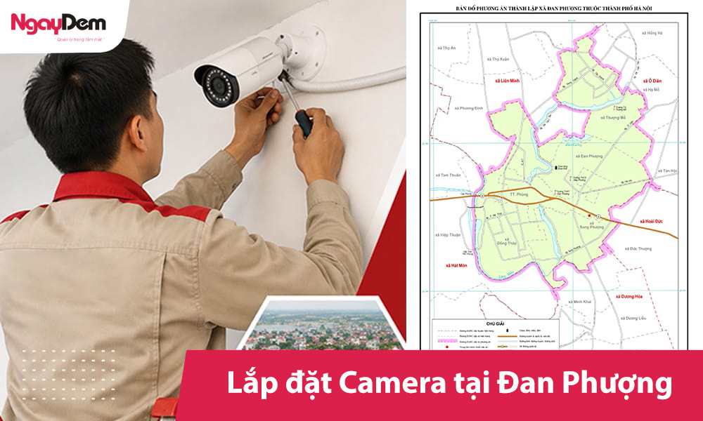 Nhận lắp đặt camera Đan Phượng chuẩn kỹ thuật, tối ưu chi phí