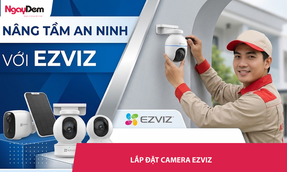 lắp đặt camera Ezviz