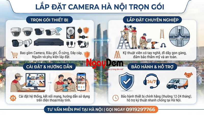 Lắp đặt camera Hà Nội trọn gói là gì