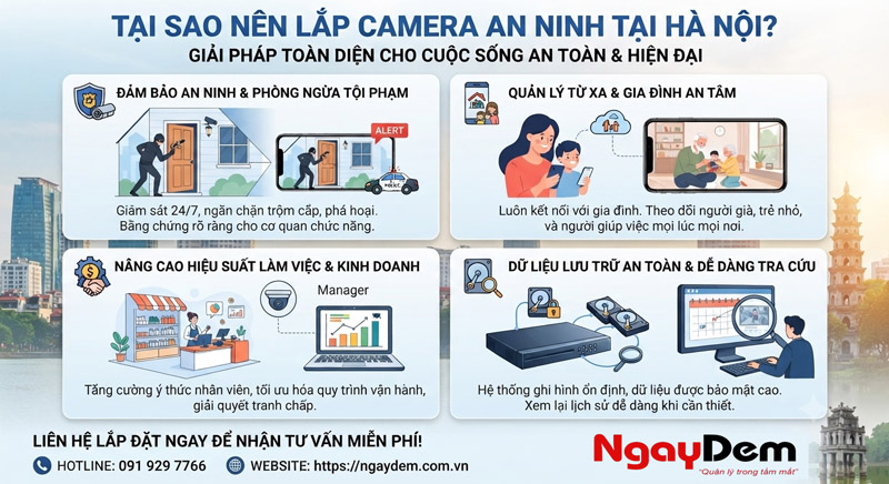 Lắp đặt camera Hà Nội trọn gói là gì?