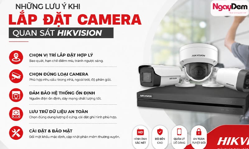 lắp đặt camera Hikvision