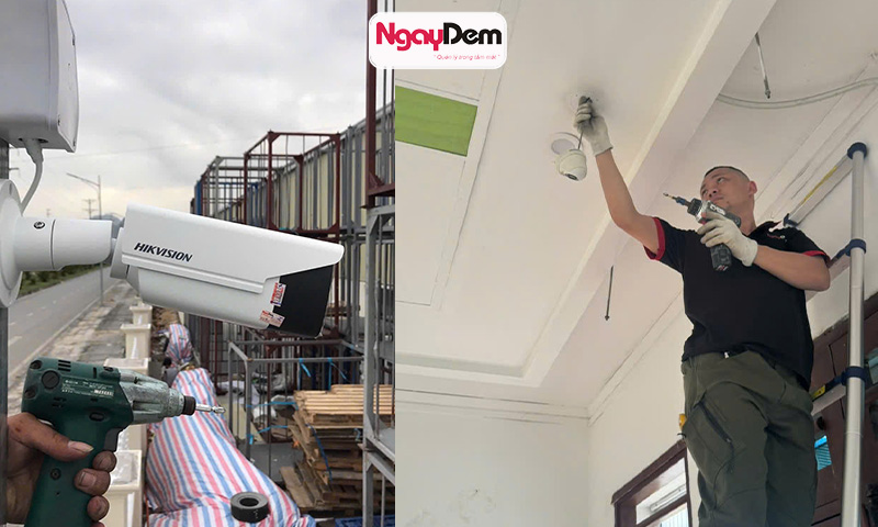 Lắp đặt camera giám sát tại Hoài Đức của Cơ điện Ngày Đêm trọn gói với giá rẻ, thi công nhanh chóng, bảo hành đáng tin cậy lắp đặt camera Hoài Đức