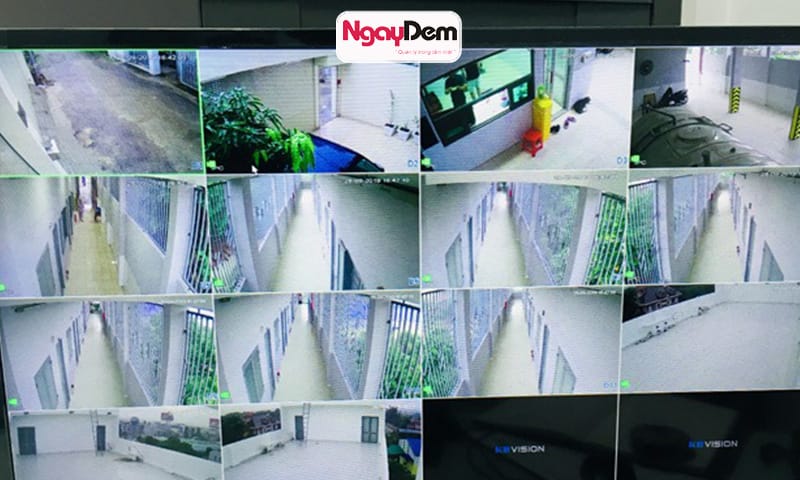 Giám sát được mọi khu vực đảm bảo an ninh cho người thuê lắp đặt camera nhà trọ
