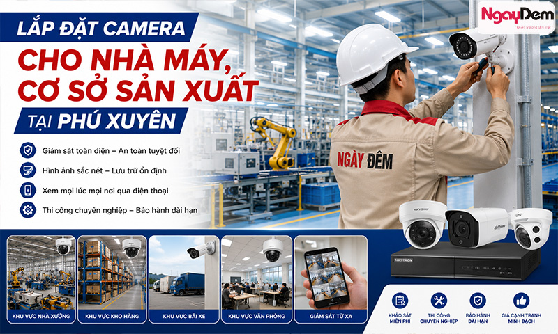 lắp đặt camera Phú Xuyên