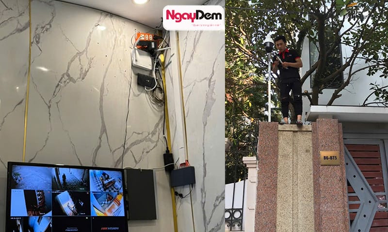 Lắp đặt camera cho gia đình tại Sơn Tây khu vực trong và ngoài nhà, quan sát được toàn bộ, an tâm trộm cắp lắp đặt camera Sơn Tây