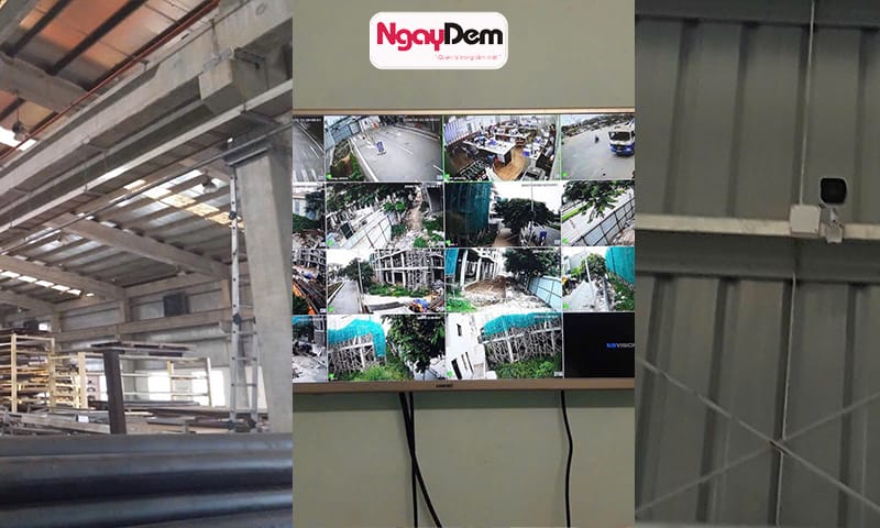 Thi công lắp camera Sơn Tây cho nhà xưởng, nhà máy đảm bảo chống nước, chống bụi lên hình rõ nét, sử dụng được lâu dài lắp đặt camera Sơn Tây