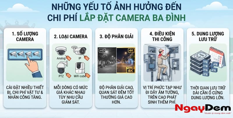 Những yếu tố ảnh hưởng đến chi phí