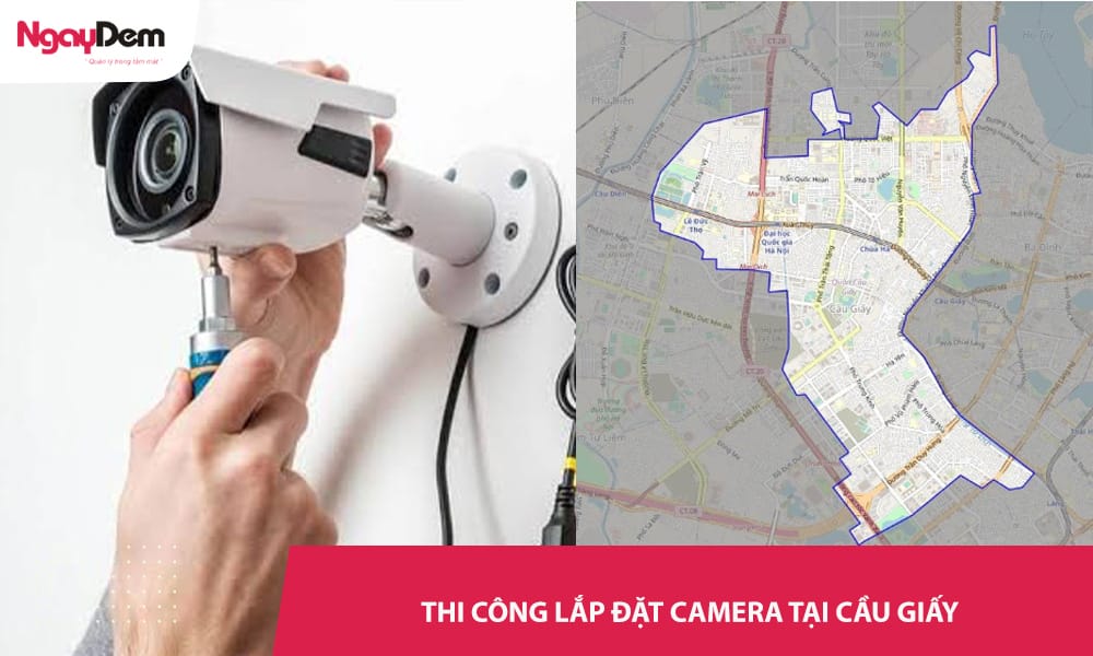 lắp đặt camera tại cầu giấy