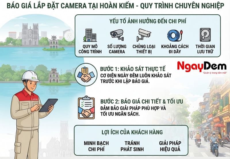 Lắp đặt camera tại Hoàn Kiếm | Thi công trọn gói - Ưu đãi 30% Lắp đặt camera tại Hoàn Kiếm | Thi công trọn gói - Ưu đãi 30%