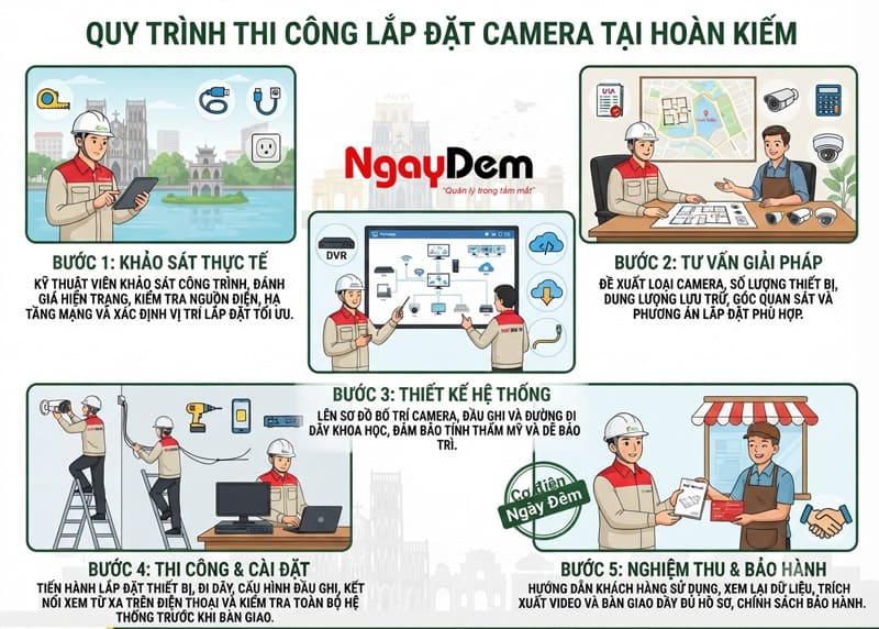 Lắp đặt camera tại Hoàn Kiếm | Thi công trọn gói - Ưu đãi 30% Lắp đặt camera tại Hoàn Kiếm | Thi công trọn gói - Ưu đãi 30%