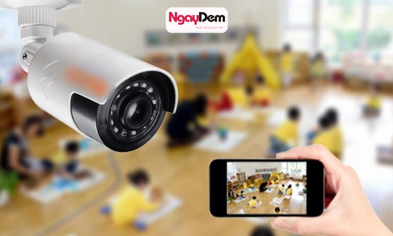 Lắp camera Hoàng Mai cho trường học quản lý học sinh và xử lý sự cố nhanh chóng Lắp đặt camera tại Hoàng Mai