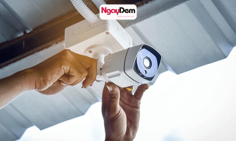 Quy trình thực hiện lắp camera Hoàng Mai tại Cơ điện Ngày Đêm Lắp đặt camera tại Hoàng Mai